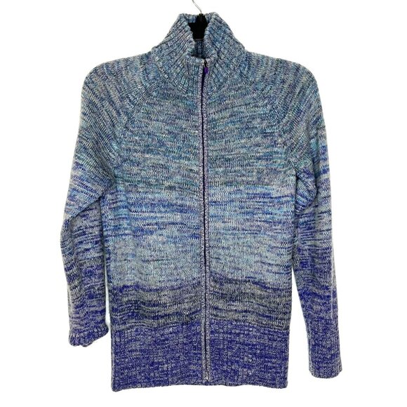 Eddie Bauer Cotton Blend Full Zip Sweater, Winter Warm Comfort, Women's Size M - Picture 1 of 11